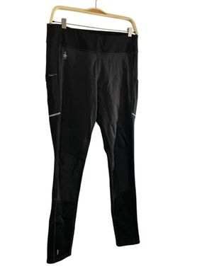 Smartwool Merino Sportfleece Wind outdoor Tights Black Womens size S gorpcore